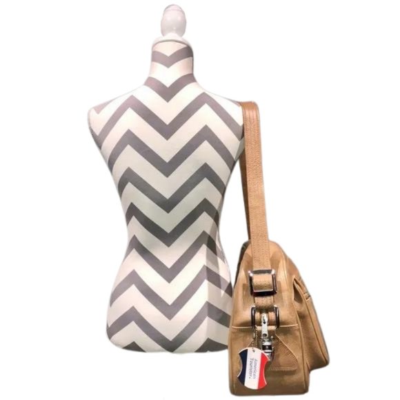 American Tourister Vintage 1960's Soft Shell Light Tan Retro Travel Bag RARE - Picture 5 of 16